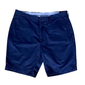 Polo Ralph Lauren Classic Fit Mens Size 36 Blue Chino Shorts. 100% Cotton.